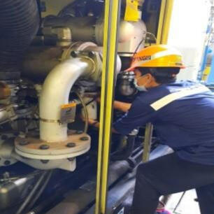 Pekerjaan Jasa Overhaul Kompressor Ingersoll Rand Model SM 132W (Oil Free)